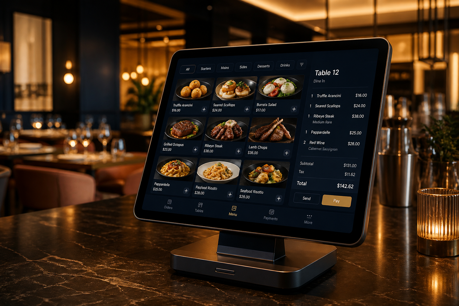 Restoran otomasyonu açık HesapKimde POS terminali