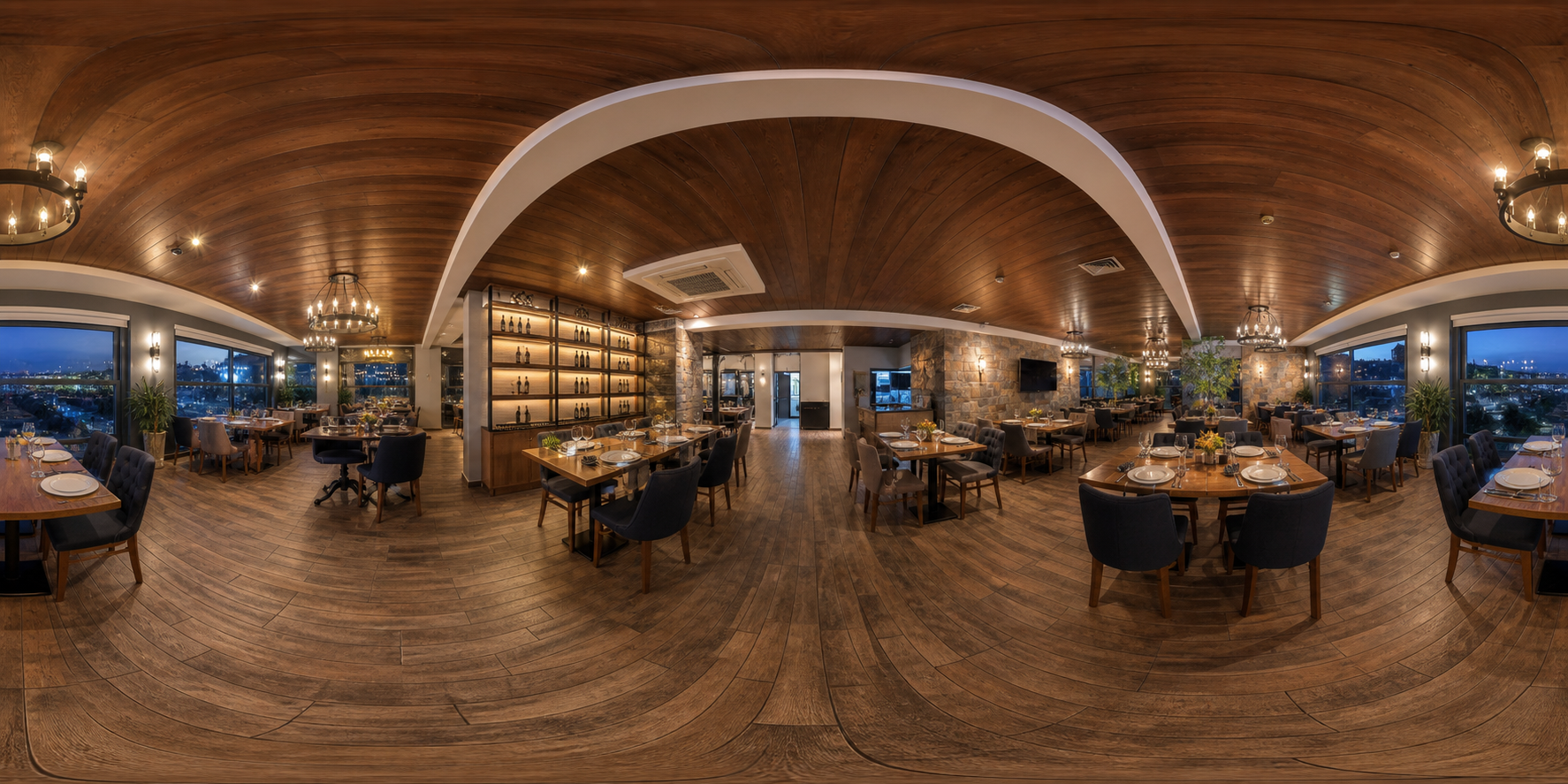 HesapKimde restoran web sitesi için hazırlanan mekân vitrini